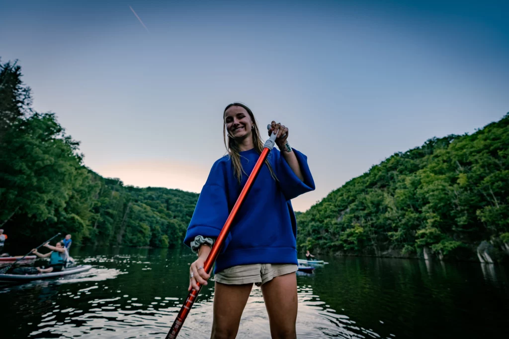 Pagayer Au Clair de Lune en SUP