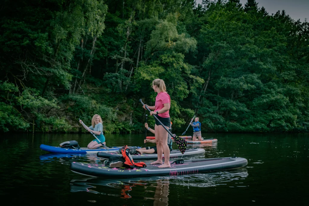 Pagayer Au Clair de Lune en SUP